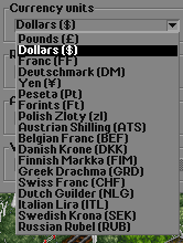 More currencies